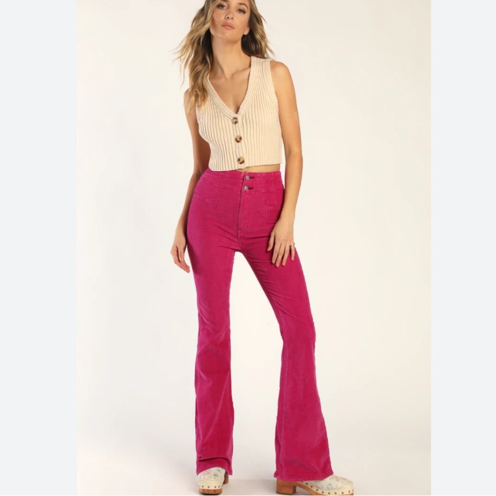 Free People Jayde Cord Flare jeans